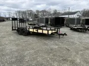 2026 Big Tex Trailers 70PI-X 83x18 w/flip over gate 7000lb GVWR 