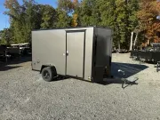 2027 Look Trailers STLC 6X12 DLX 6'6" Tall, Ramp Door, Blackout 