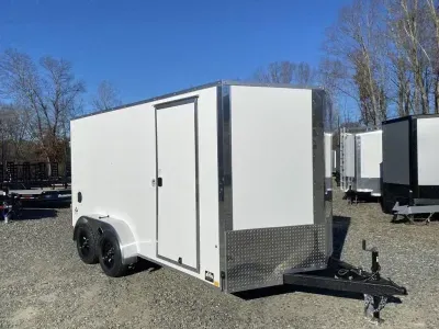 2026 Look Trailers STLC 7X14 DLX 6'6" Tall Barn Doors .080 Skin