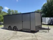 2026 Covered Wagon Trailers 85X20 7' Tall, Ramp Door, Spread Axle, Blackout 99 
