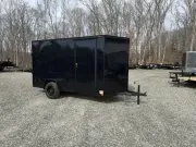 2027 Covered Wagon Trailers 6X12 6'6" Tall, Ramp Door Blackout 