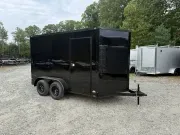 2027 Spartan Cargo Trailers 7X12 7' Tall, Ramp Door, .080 Skin Blackout 
