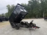 2027 Covered Wagon Trailers 6X10 W/4' Sides Tarp Kit No Ramps 9990Lb GVWR 
