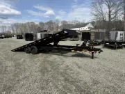 2027 Big Tex Trailers 14OT 102x24 Full power deck over tilt w/winch plat 