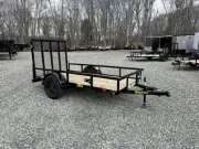 2026 Big Tex Trailers 30SA 5x10ft w/flip over gate 2995lb GVWR 