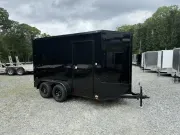 2026 Spartan Cargo Trailers 7X12 7' Tall, Ramp Door Blackout .080 Skin 