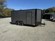 2027 Spartan Cargo Trailers 85X16 7' Tall, Ramp Door, .080 Skin, Blackout 