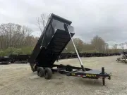 2027 Big Tex Trailers 14TD-X 83X16 4Ft Sides Hydro Jack, Crank Spring Loaded Tarp 15400Lb GVWR 