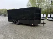 2026 Spartan Cargo Trailers 85X18 7' Tall Ramp Door .080 Skin Blackout 7000Lb  