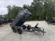 2027 Covered Wagon Trailers 5X10 W/Tarp Kit, No Ramps 7000Lb GVWR 