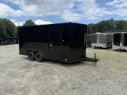 2026 Spartan Cargo Trailers 85X16  7' Tall, Ramp Door .080 Skin Blackout 9990lb GVWR 