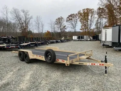 2026 Covered Wagon Trailers 82X20 Flat Deck Car Hauler 7000Lb GVWR