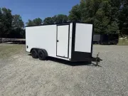 2026 Spartan Cargo Trailers 7X16 6'6" Tall, Ramp Door .080 Skin Blackout 