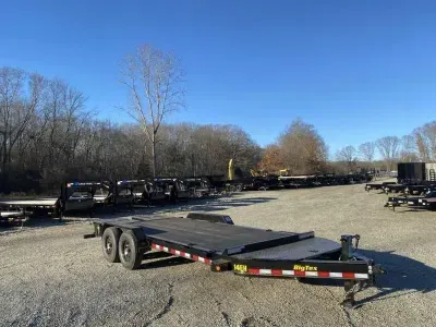 2026 Big Tex Trailers 14EH 83X18 W/Max Ramps Blackwood Pro15400lb GVWR 