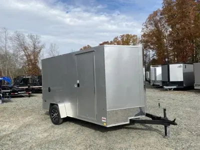 2026 Look Trailers STLC 7x12 DLX 6'6" Tall, ramp door