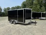 2027 Covered Wagon Trailers 7X14 7' Tall, Ramp Door, Spoiler, .080 Skin 