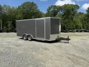 2026 Covered Wagon Trailers 85X18 7' Tall, Ramp Door .080 Skin 9990Lb GVWR 