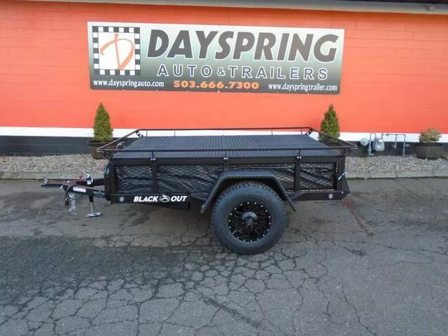 2025 Jumping Jack Trailers JJT6X8 BLACKOUT Tent Camper