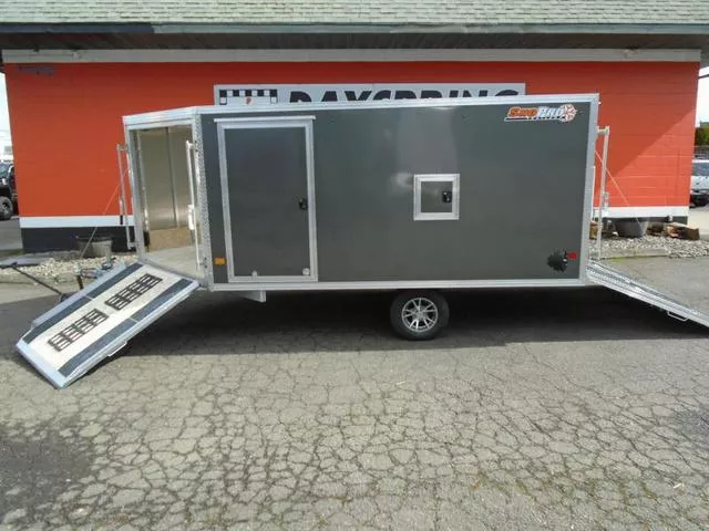 2025 Snopro 101X12 ALL ALUMINUM Snowmobile Trailer