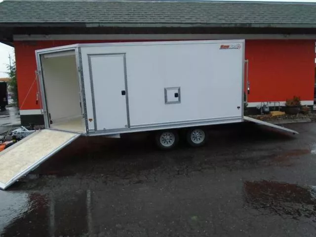 2025 Snopro SNOPROE101X14ESH ALL ALUMINUM SNOWMOBILE TRAILER