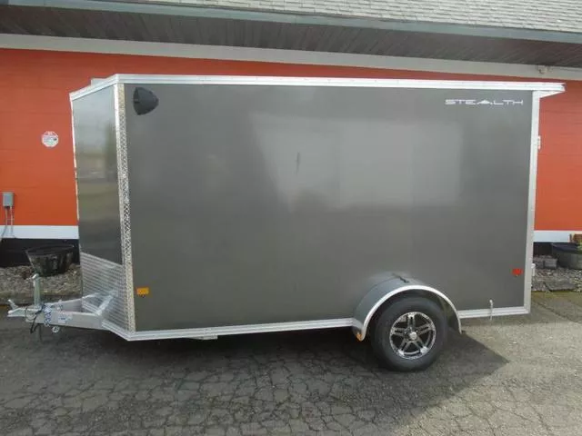 2024 Alcom-Stealth 6X12 ALL ALUMINUM ENCLOSED TRAILER Enclosed Cargo Trailer