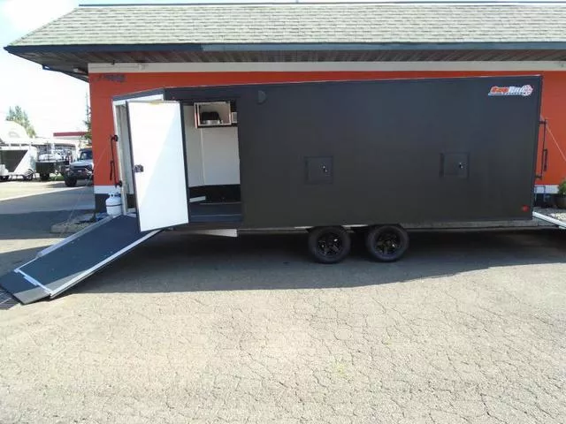 2025 Alcom-Stealth SNOPROE101X18 Snowmobile Trailer