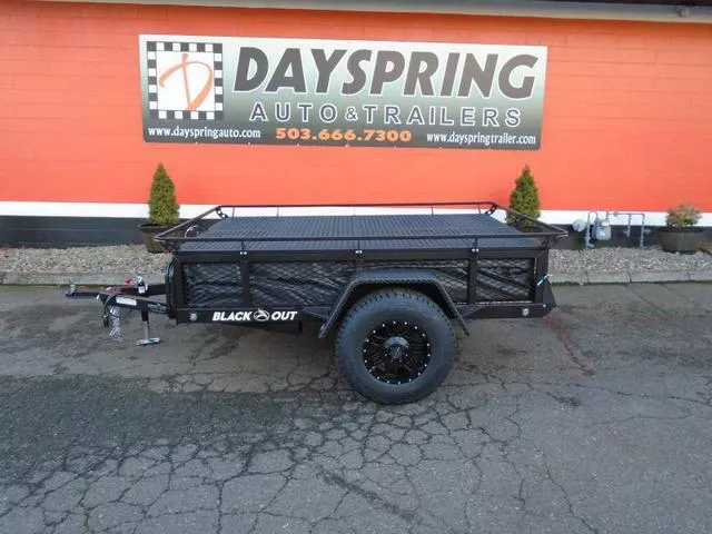 2024 Jumping Jack Trailers JJT6X8 BLACKOUT Tent Camper