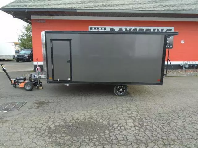 2025 Snopro  ALL ALUMINUM 101X14 2 PLACE SNOWMOBILE TRAILER Snowmobile Trailer