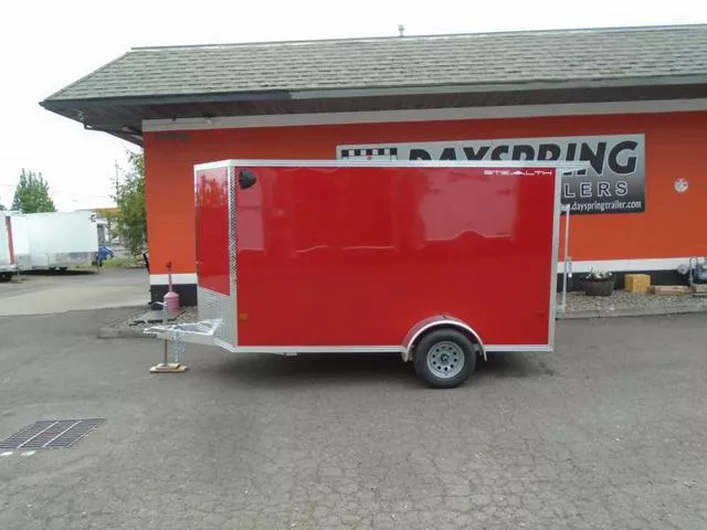2025 Alcom-Stealth 6X12 ALL ALUMINUM ENCLOSED TRAILER Enclosed Cargo Trailer