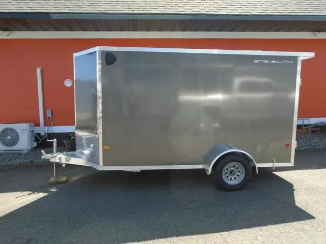 2026 Alcom-Stealth 6X12 ALL ALUMINUM ENCLOSED TRAILER Enclosed Cargo Trailer