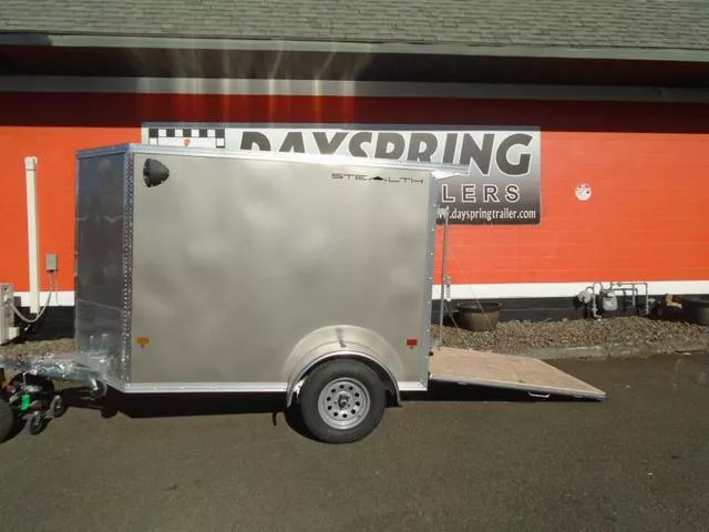 2026 Alcom-Stealth 5X8 ALL ALUMINUM ENCLOSED TRAILER Enclosed Cargo Trailer