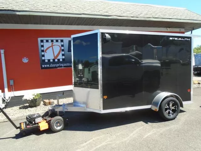 2025 Alcom-Stealth 6X10 ALL ALUMINUM ENCLOSED TRAILER Enclosed Cargo Trailer