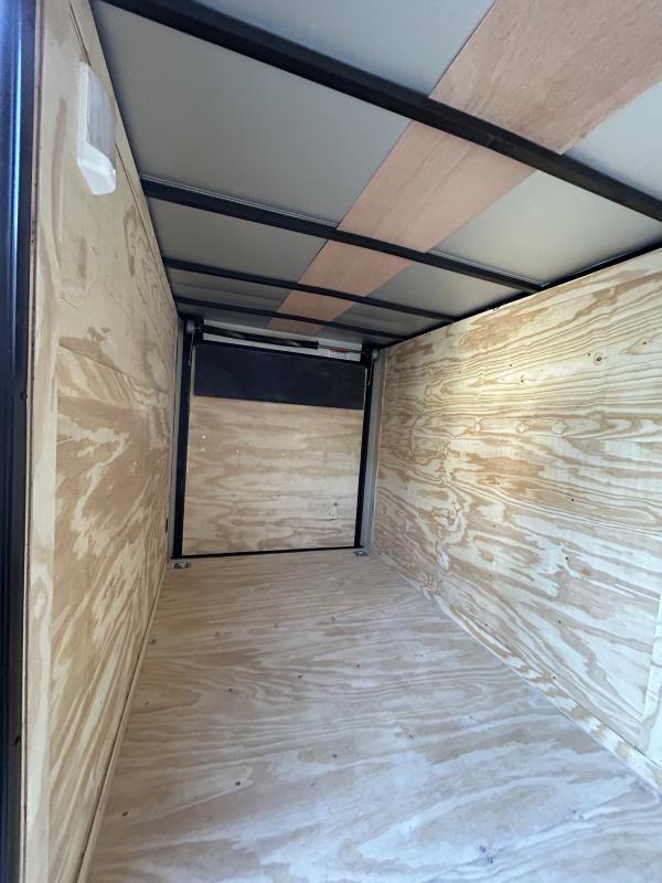 2024 Anvil 6x12 TA Enclosed Trailer with Ladder Racks & Access Ladder