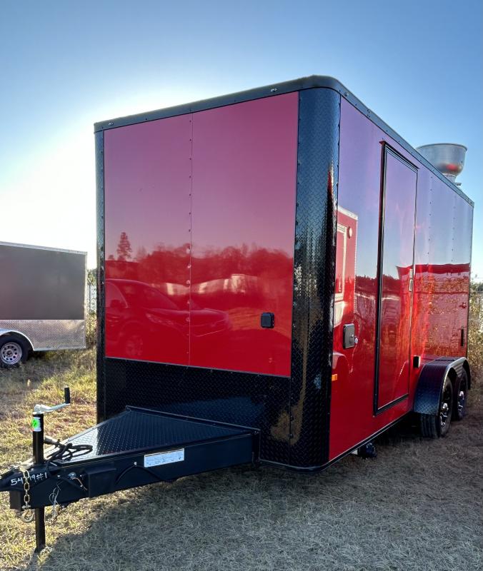2024 Rock Solid Cargo 7x16 TA Concession Trailer Circle Double B Trailers Cargo & Utility
