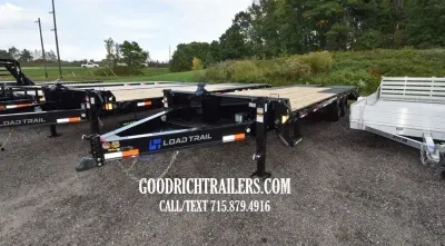 2027 Load Trail PS 102X19+5' DOVE 16K DECKOVER EQUIPMENT TRAILER 