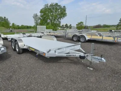 2027 Aluma 8316 7K ALUMINUM TILT CARHAULER TRAILER 