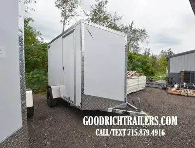 2027 Lightning ECO 6X10 ALUMINUM ENCLOSED CARGO TRAILER-27165
