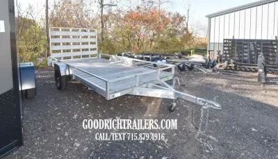 2024 Rugged Terrain PRE-OWNED 6X12 ALUMINUM UTILITY TRAILER-26863A 