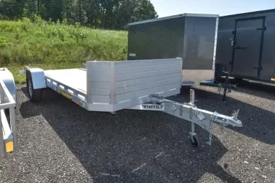 2025 Aluma PRE-OWNED 7814 TILT UTILITY TRAILER W/ROCK GUARD 