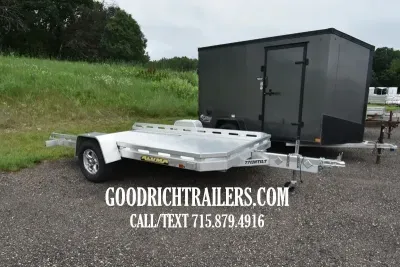 2025 Aluma PRE-OWNED 2025 7712 H TILT ALUMINUM UTILITY TRAILE 