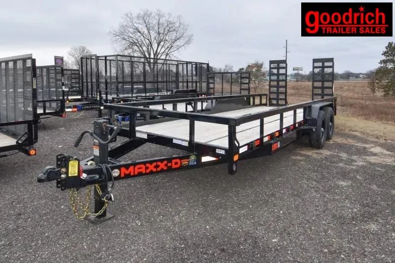 2025 MAXX-D U5X 83X20 Equipment Trailer w/Tube Top Rail Equipment Trailer