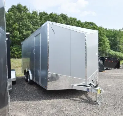 2027 Lightning LTFCH 8.5X18 ALUMINUM ENCLOSED CARGO/CARHAULER TRA 