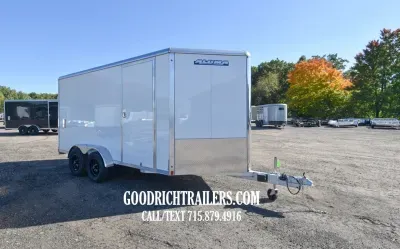 2027 Aluma 7X14 7K ALUMINUM ENCLOSED CARGO TRAILER-27396