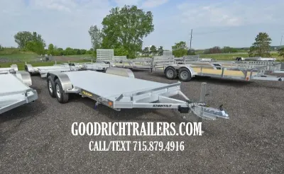 2027 Aluma 8216 10K TILT ALUMINUM CARHAULER TRAILER 