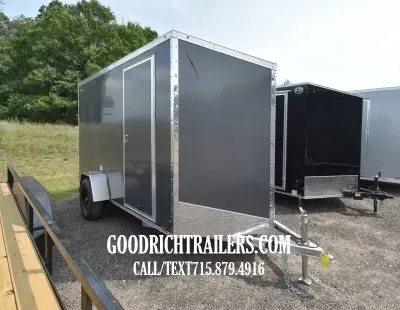 2027 Lightning ECO 6X12 ALUMINUM ENCLOSED CARGO TRAILER-27162 
