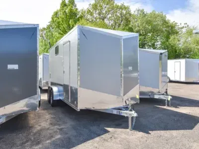 2027 Lightning LTF 7X18 W/WINDOWS ALUMINUM ENCLOSED CARGO TRAILER