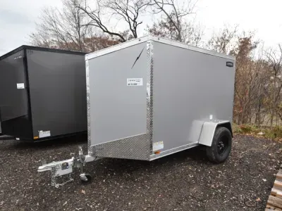 2027 Lightning LTF 5X8 ALUMINUM ENCLOSED CARGO TRAILER-27475 