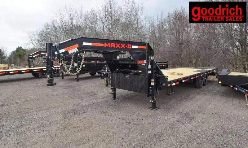 2026 MAXX-D DOX 102X20+4' DOVE TA6 DECKOVER GOOSENECK W/MAX RAMPS  Equipment Trailer
