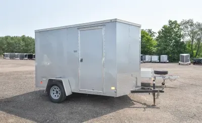 2017 HAULMARK PRE-OWNED 6X10 ENCLOSED CARGO TRAILER-26934A 