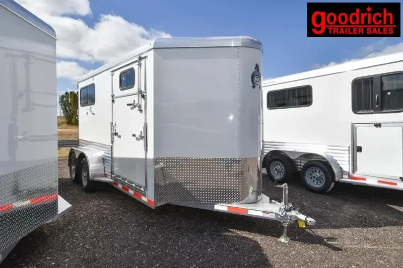 2026 Adam JULITE WARMBLOOD 2 HORSE STRAIGHT LOAD ALUMINUM HORSE TRAILER Horse Trailer